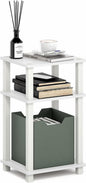 Furinno JUST Side Table, 3-Tier Open Shelf End Table, Toolless Assembly Night by Furinno-FitsYourSpaceFitsYourBudget