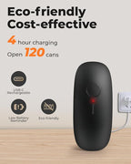 Rechargeable Electric Can Openers for Kitchen for Seniors with Arthritis- USB Battery Automatic Can Opener for Any Size Can - Smooth Edge, Handsfree, Portable Small One Touch Opener