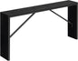 MAHANCRIS Console Table, 62.2" Long Sofa Table Behind Couch, Narrow Entryway by MAHANCRIS