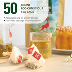 WT WEETEE Yerba Mate Tea Bag, Unsmoked Yerba Mate 50 Teabags From Argentina, Rich In Antioxidants, Plant Nutrients, Perfect Coffee Replacement