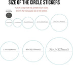 Custom Stickers Kraft Paper Labels Personalized Withe Text, Business Logo Customized Food Jars Labels Bakery Label Sticker Package Favor Canning Circle 100pcs (Style 6)