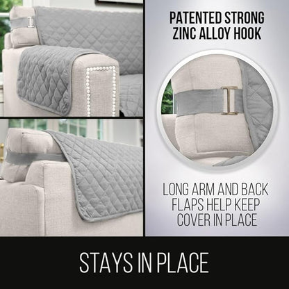 Sofa Shield® Couch Slip Covers for Dogs, Reversible Furniture Protector - Image 4