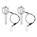 uxcell 2 Pcs Quick Release Pin, 5/16" x 1" (Dia. x L), Stainless Steel, Silver