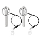 uxcell 2 Pcs Quick Release Pin, 5/16" x 1" (Dia. x L), Stainless Steel, Silver