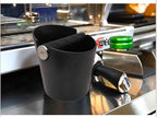 Coffee Knock Box, 4.8in Barista Style Espresso Grounds Knock Box with Removable Heavy-Duty Metal Knock Bar and Shock- Absorbent Durable and Non-Slip Base for Espresso Maker Accessories, Easy to Clean