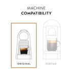 Nespresso Capsules Original Line, Morning Lungo Blends Variety Pack, Mild to Medium to Dark Roast Coffee, 50-Count Coffee Pods