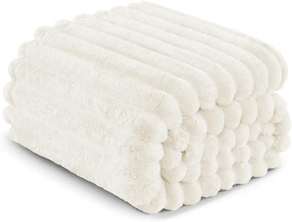 Exclusivo Mezcla Striped Queen Size Fleece Blanket - Image 8