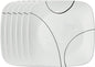 Corelle Vitrelle 6-Piece Salad Plate Set, Triple Layer Glass and Chip Resistant, Lightweight Square 8-1/2-Inch Plates Set, Splendor