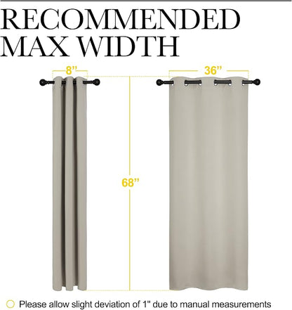 NICETOWN Kitchen Curtains for Decoration, Thermal Insulated Grommet Room - Image 7