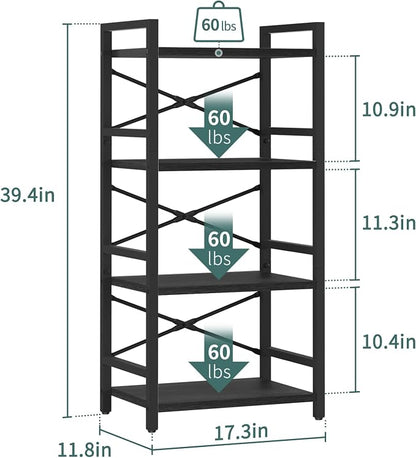 Yoobure 4 Tier Bookshelf - Image 3