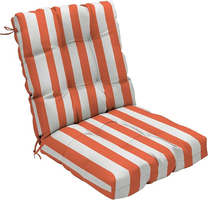 Outdoor Chair Cushion, High Back Soft Seat Pad, Indoor Outside Use, by zanwuhwyd