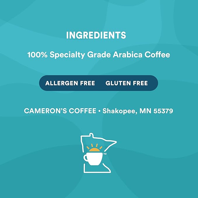 Cameron's Coffee Single Serve Pods, 10% Hawaiian Coffee Blend, 12 Count (Pack of 6)