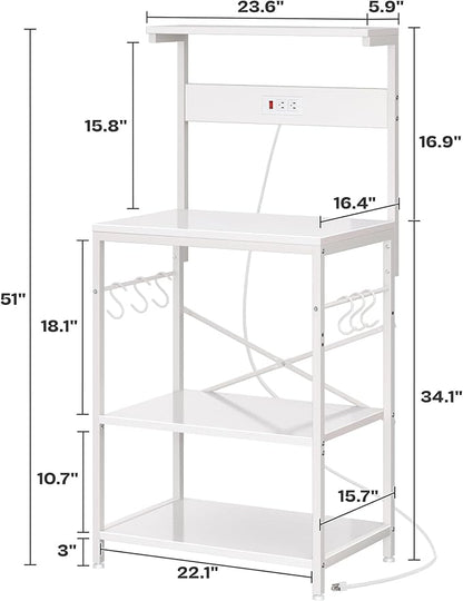 SUPERJARE Kitchen Bakers Rack - Image 7