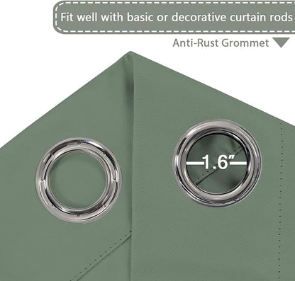 H.VERSAILTEX Blackout Patio Curtains 100 x 96 Inches - Image 3