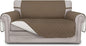 Easy-Going Reversible Couch Cover, 2 Cushion Sofa, Camel/Ivory | Machine by Easy-Going