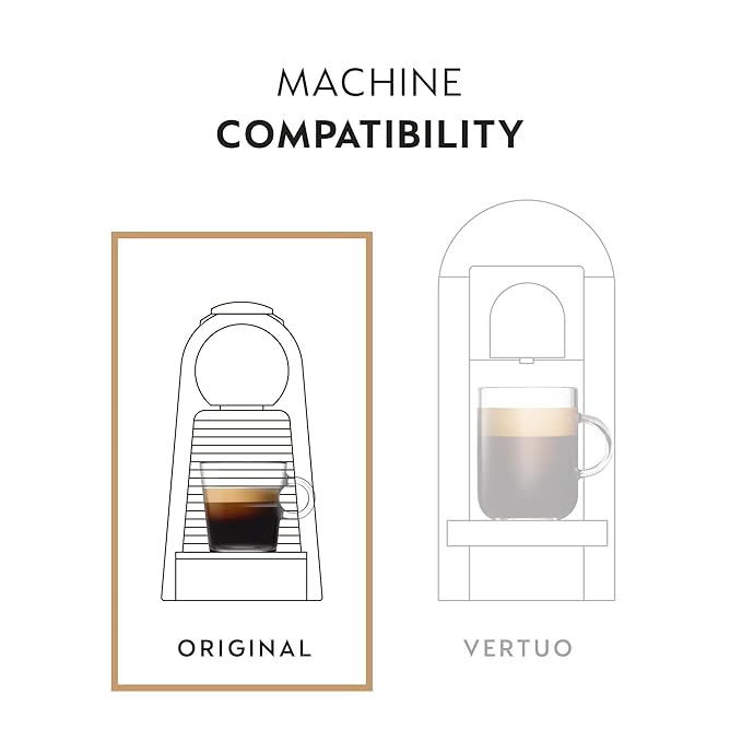 Nespresso Capsules Original Line, Caramello, Medium Roast Espresso Coffee, 50 Count Espresso Coffee Pods
