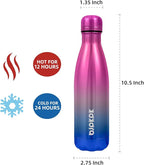 BJPKPK 17oz Insulated Stainless Steel Water Bottle Travel Sports Water Bottles,Wonderland
