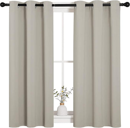 NICETOWN Room Darkening Short Curtain Panels - Image 2