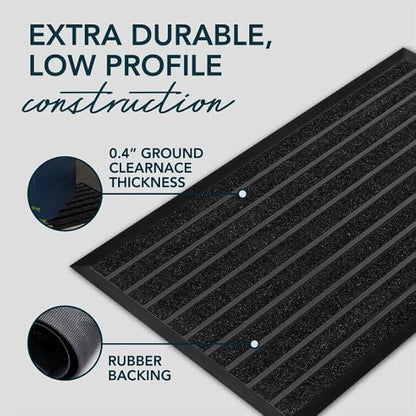 ubdyo Extra Durable Door Mat Outside Entrance | Dirt Trapping, Non-Slip Backing - Image 6