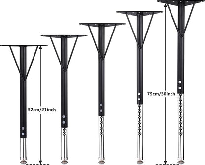 KAZAKA Adjustable Table Legs, 20-30 inch - Image 3