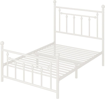 Allewie 14 Inch Twin Size Metal Platform Bed Frame - Image 9