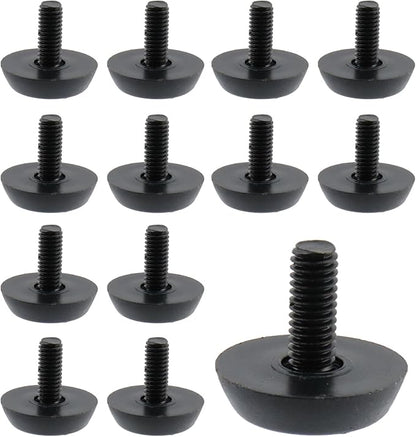 Antrader 12 Pack M6×15mm Furniture Lvelers, Table Leg Levelers, Levelling Foot by Antrader