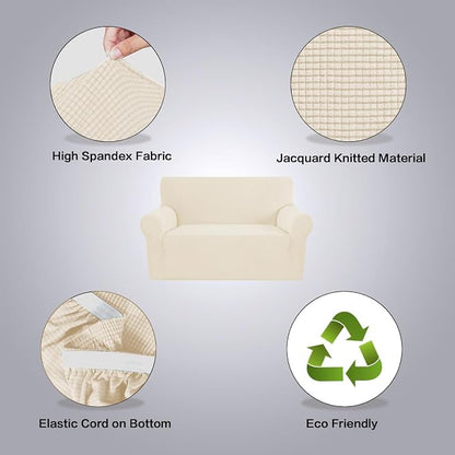 H.VERSAILTEX Stretch Couch Cover Loveseat Covers - Image 6