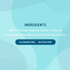Cameron's Coffee Roasted Ground Coffee Bag, Vanilla Hazelnut Cold Brew Blend, 12 Ounce, Pack of 6 - NEW