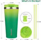 BJPKPK 22oz Tumbler With lid And Straw Stainless Steel Travel Coffee Mug Insulated Tumblers Cups,Bamboo Grove