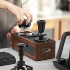 MHW-3BOMBER 54mm Espresso Tamper, 53.35mm Double Spring Coffee Loaded Tamper Tool, Compatible with 53mm/54mm Breville Portafilter, Self Leveling Espresso Hand Tampers, Espresso Accessories,T6000-OS