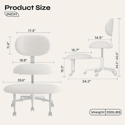 Pinmoco Ergonomic Cross Legged Office Chair - Image 2
