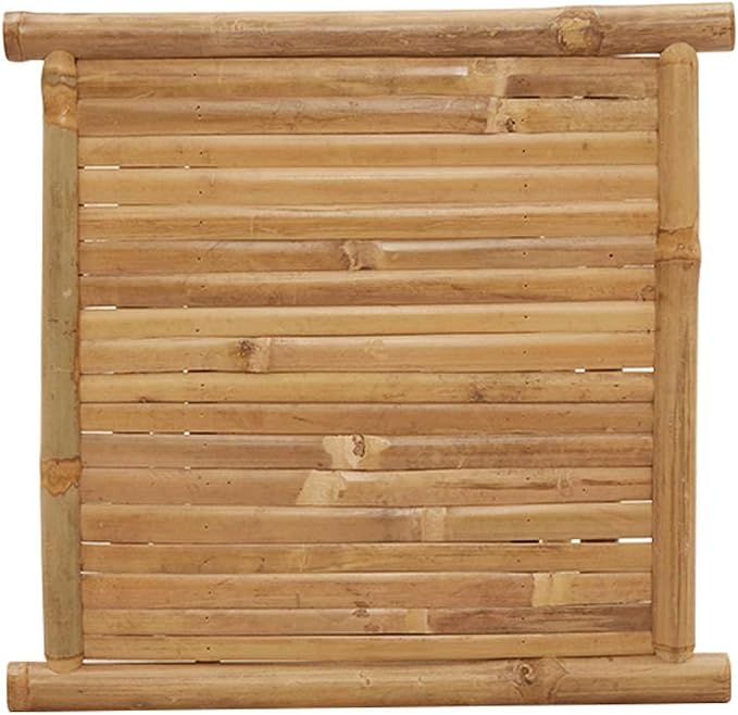 Natural Bamboo Fiber Coffee Table Square Modern Eco-Friendly Furniture - Image 7