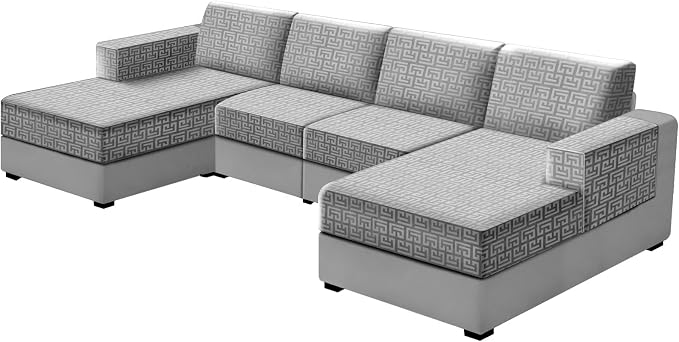 UNBBRRL 10 Pieces Stretch Sofa Cushion Covers by UNBBRRL