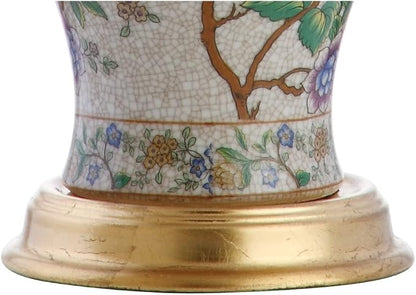 JONATHAN Y 24" Multi-Colored/Gold French Country Ceramic Floral Urn Table Lamp - Image 7