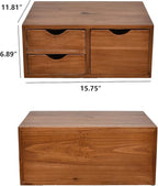 SwallowLiving Versatile Wooden Storage Drawer for Coffee Capsules - Multi-Functional Kitchen and Desk Organizer - Ideal for K-Cup Coffee Pods and Counter Organization
