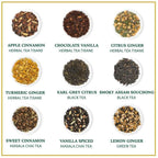 VAHDAM, Holiday Breakfast - Christmas Tea Gift Sets (90+ Cups) 9 Loose Leaf Tea - Luxury Gift Box | Christmas gifts 2024 Ideas | Christmas Gifts For Women, Men & Adults I Holiday Tea Gift Box