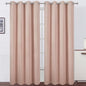 Blackout Curtains 52 x 108 inch/Blush Curtains Set of 2 Panels/Thermal by Lemomo