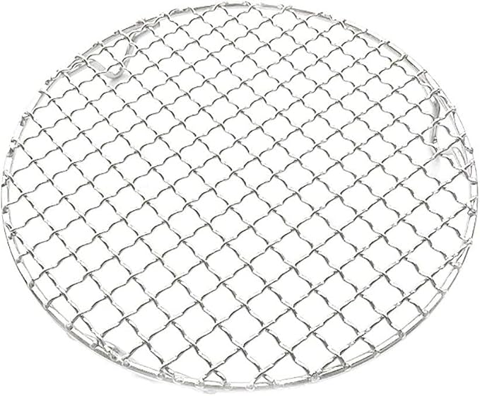 Versatile Round 304 Stainless Steel Cooling Rack Baking,Heat Resistant Rust Proof Sturdy Durable Dia 7"