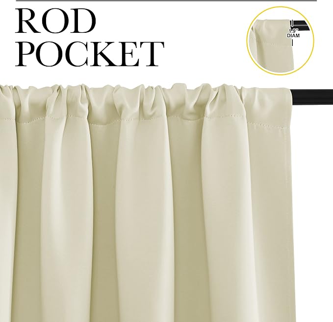 NICETOWN Blackout Curtains for Bedroom, Home Decorations Thermal Insulated - Image 3