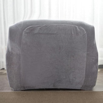 vctops 1-Piece Velvet Plush Stretch Chair Sofa Slipcover Soft Fuzzy Fluffy - Image 5
