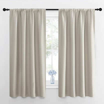NICETOWN Blackout Curtains for Living Room, Darkening Window Curtain Panels by NICETOWN