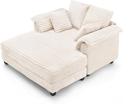 VINGLI 56" Oversized Chaise Lounge Chair, Movie Room - Image 4