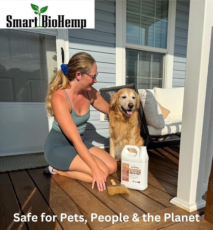 Plant-Powered 5-Gallon Wood Protectant, Protects Wood from Water & UV Rays - Image 4