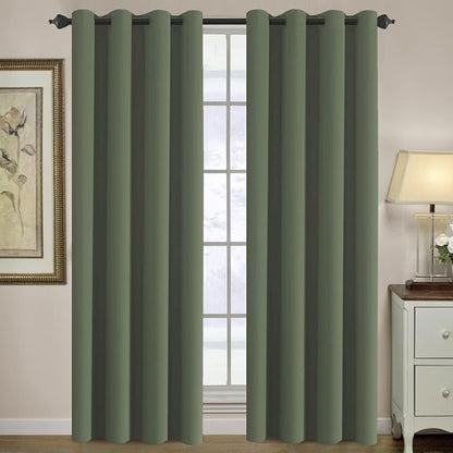 H.VERSAILTEX Green Blackout Curtain by HVERSAILTEX
