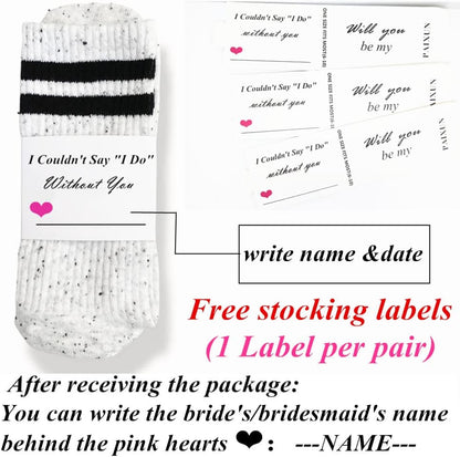 Bridesmaid Gifts For Women Wedding Gifts Proposal Set Bachelorette Party Favors Decorations Bride Socks…