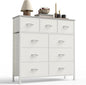 Sweetcrispy 9-Drawer Fabric Dresser Storage Tower by Sweetcrispy