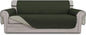 Easy-Going Reversible Couch Cover, 3 Cushion Sofa, Army Green/Beige | X-Large by Easy-Going