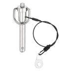 UXCELL 1 Pcs Quick Release Pin, 3/8" x 1.5" Stainless Steel, Silver