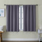 Simplebrand Ava Greyish Purple Short Blackout Curtains by Simplebrand