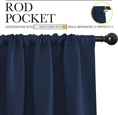 NICETOWN Bedroom Curtains Blackout Draperies - Image 3